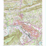 United States Geological Survey Kingsport, TN-VA (1959, 24000-Scale) digital map