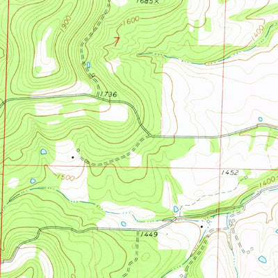 United States Geological Survey Kingston, AR (1973, 24000-Scale) digital map