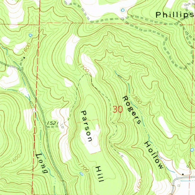 United States Geological Survey Kingston, AR (1973, 24000-Scale) digital map