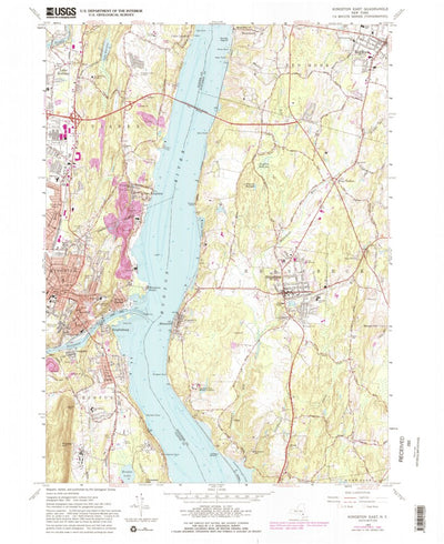 United States Geological Survey Kingston East, NY (1963, 24000-Scale) digital map