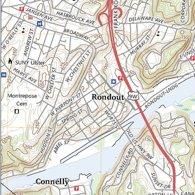 United States Geological Survey Kingston East, NY (2023, 24000-Scale) digital map