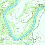 United States Geological Survey Kingston, GA (1972, 24000-Scale) digital map