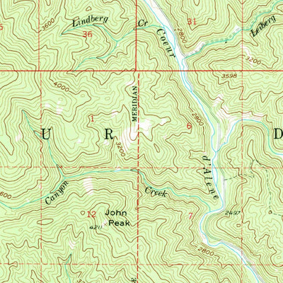 United States Geological Survey Kingston, ID (1957, 62500-Scale) digital map