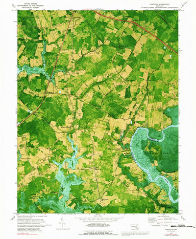 United States Geological Survey Kingston, MD (1972, 24000-Scale) digital map
