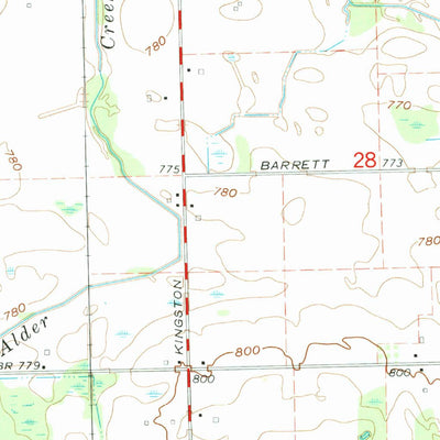 United States Geological Survey Kingston, MI (1963, 24000-Scale) digital map