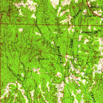 United States Geological Survey Kingston, MS-LA (1958, 62500-Scale) digital map