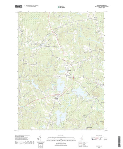 United States Geological Survey Kingston, NH (2021, 24000-Scale) digital map