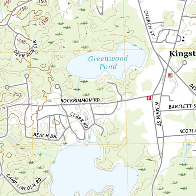 United States Geological Survey Kingston, NH (2021, 24000-Scale) digital map