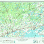 United States Geological Survey Kingston, NY (1954, 250000-Scale) digital map