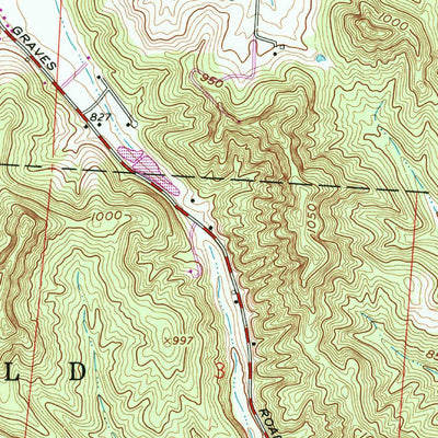 United States Geological Survey Kingston, OH (1992, 24000-Scale) digital map