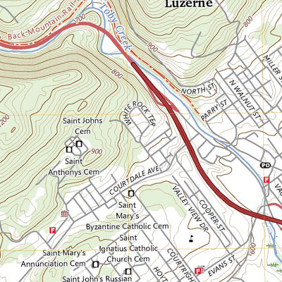 United States Geological Survey Kingston, PA (2023, 24000-Scale) digital map