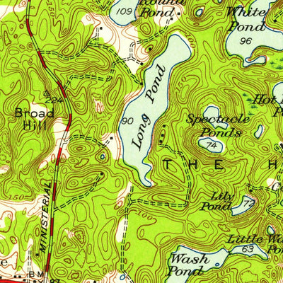 United States Geological Survey Kingston, RI (1942, 24000-Scale) digital map