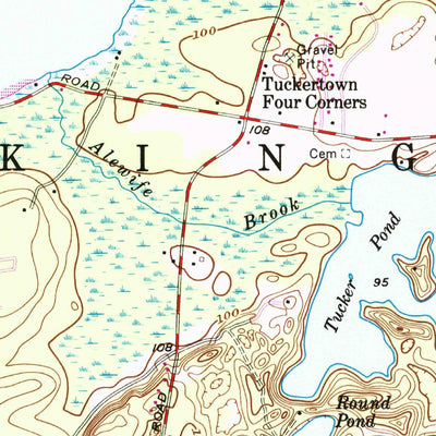 United States Geological Survey Kingston, RI (1957, 24000-Scale) digital map