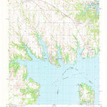 United States Geological Survey Kingston South, OK-TX (1982, 24000-Scale) digital map