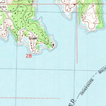 United States Geological Survey Kingston South, OK-TX (1982, 24000-Scale) digital map
