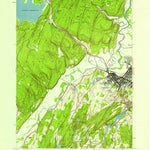 United States Geological Survey Kingston West, NY (1942, 24000-Scale) digital map