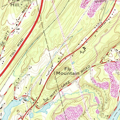 United States Geological Survey Kingston West, NY (1964, 24000-Scale) digital map