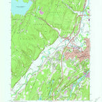 United States Geological Survey Kingston West, NY (1980, 24000-Scale) digital map