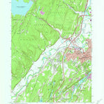 United States Geological Survey Kingston West, NY (1980, 24000-Scale) digital map