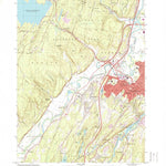 United States Geological Survey Kingston West, NY (1997, 24000-Scale) digital map