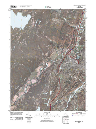United States Geological Survey Kingston West, NY (2010, 24000-Scale) digital map