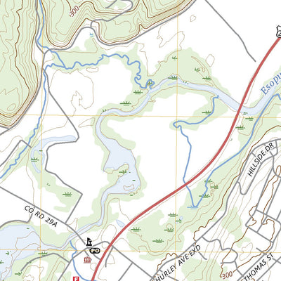 United States Geological Survey Kingston West, NY (2023, 24000-Scale) digital map