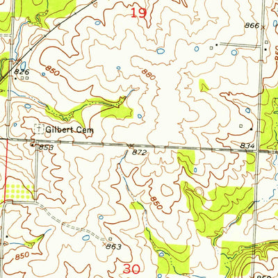 United States Geological Survey Kingsville, MO (1954, 24000-Scale) digital map