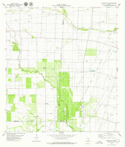 United States Geological Survey Kingsville NW, TX (1979, 24000-Scale) digital map
