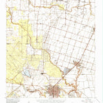 United States Geological Survey Kingsville, TX (1954, 62500-Scale) digital map