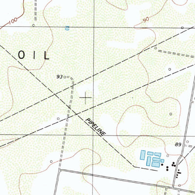 United States Geological Survey Kingsville West, TX (1979, 24000-Scale) digital map