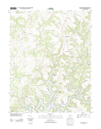 United States Geological Survey Kingswood, KY (2013, 24000-Scale) digital map