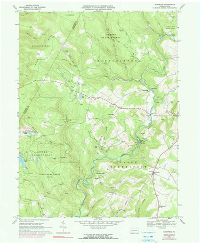 United States Geological Survey Kingwood, PA (1967, 24000-Scale) digital map