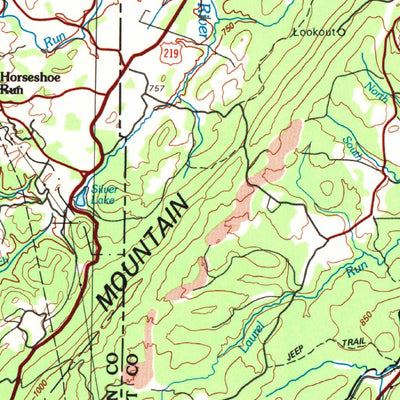 United States Geological Survey Kingwood, WV-MD (1981, 100000-Scale) digital map