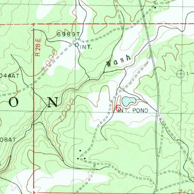 United States Geological Survey Kinlichee, AZ (1983, 24000-Scale) digital map