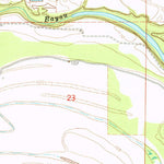 United States Geological Survey Kinlock, MS (1965, 24000-Scale) digital map
