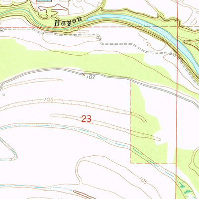 United States Geological Survey Kinlock, MS (1965, 24000-Scale) digital map