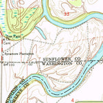 United States Geological Survey Kinlock, MS (1965, 24000-Scale) digital map