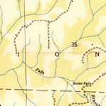 United States Geological Survey Kinlock Spring, AL (1936, 24000-Scale) digital map