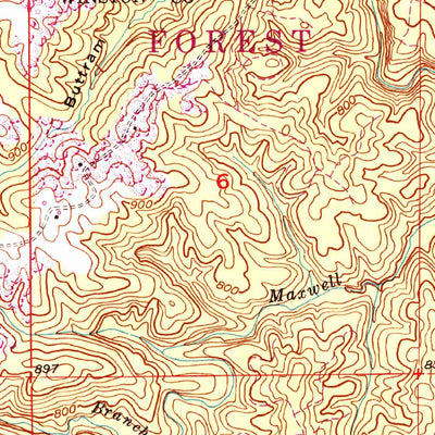 United States Geological Survey Kinlock Spring, AL (1947, 24000-Scale) digital map