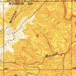 United States Geological Survey Kinlock Spring, AL (1949, 24000-Scale) digital map
