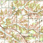 United States Geological Survey Kinmundy, IL (1945, 62500-Scale) digital map