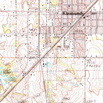 United States Geological Survey Kinmundy, IL (1985, 24000-Scale) digital map