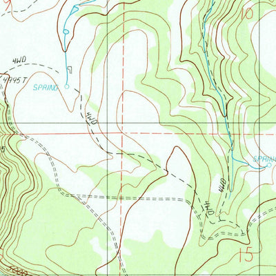 United States Geological Survey Kinney Lake, OR (1990, 24000-Scale) digital map
