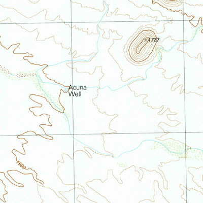 United States Geological Survey Kino Peak, AZ (1990, 24000-Scale) digital map
