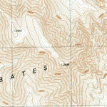United States Geological Survey Kino Peak, AZ (1990, 24000-Scale) digital map