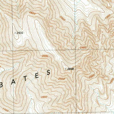 United States Geological Survey Kino Peak, AZ (1990, 24000-Scale) digital map