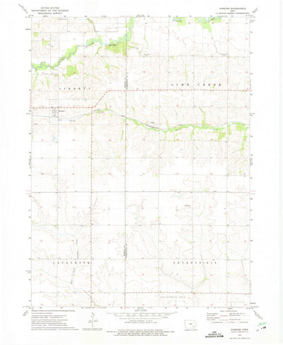 United States Geological Survey Kinross, IA (1973, 24000-Scale) digital map