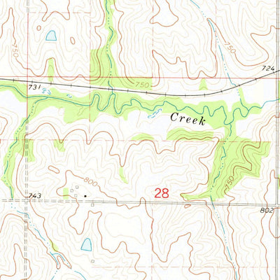 United States Geological Survey Kinross, IA (1973, 24000-Scale) digital map