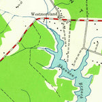 United States Geological Survey Kinsale, VA-MD (1943, 24000-Scale) digital map