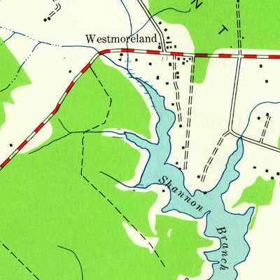 United States Geological Survey Kinsale, VA-MD (1943, 24000-Scale) digital map